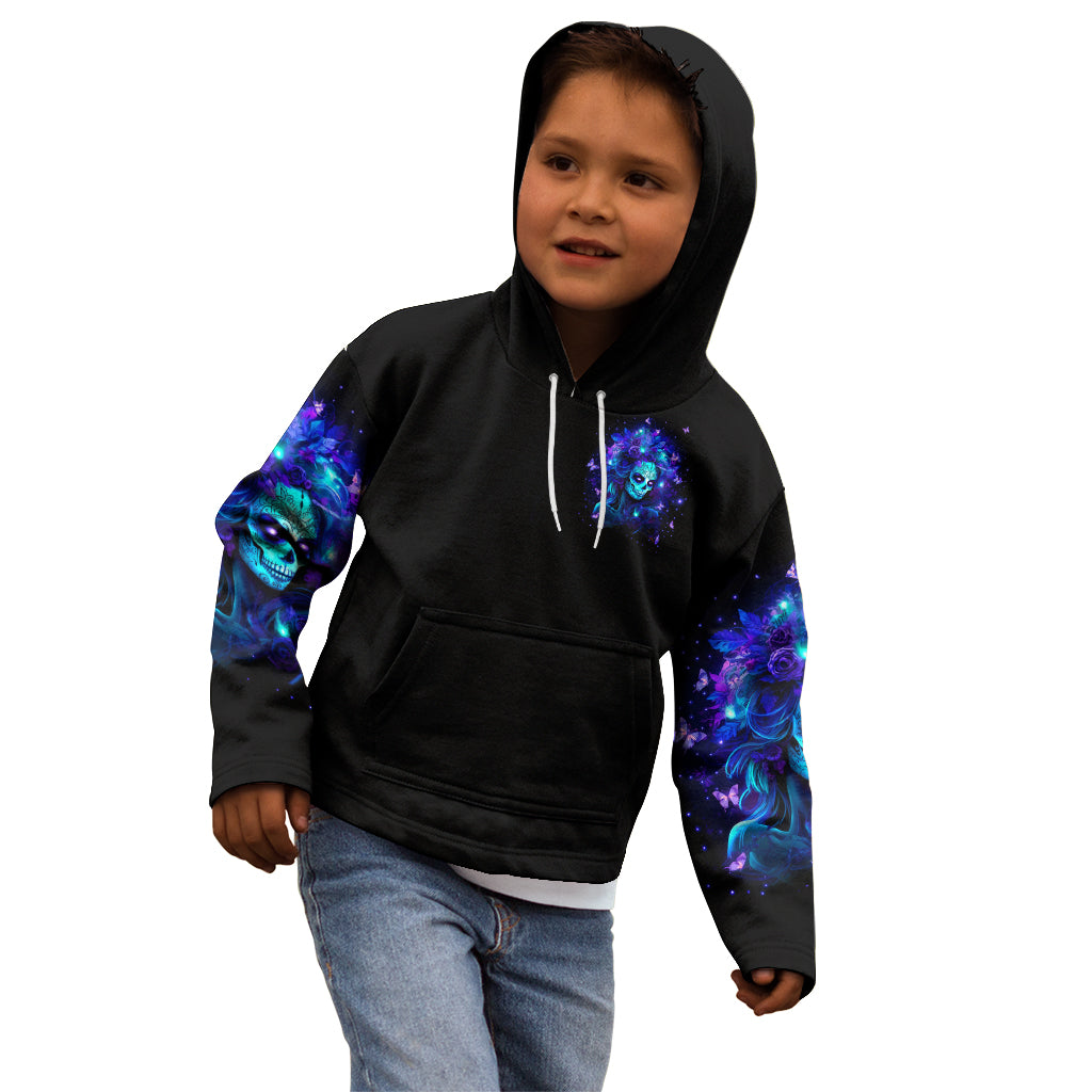 Skull Girl Kid Hoodie Yes I'm A Bitch But Not Yours