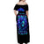 Skull Girl Off Shoulder Maxi Dress Yes I'm A Bitch But Not Yours