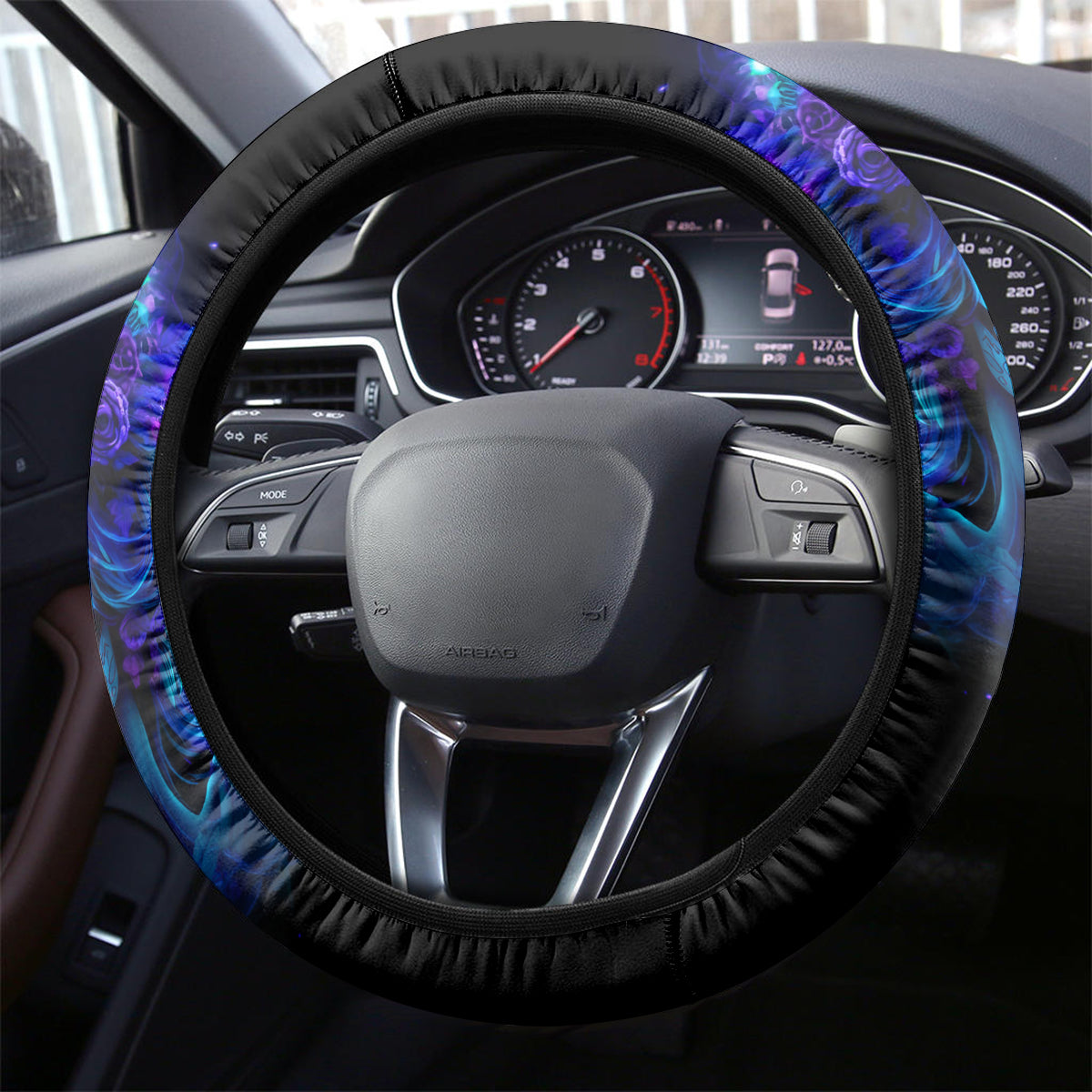 Skull Girl Steering Wheel Cover Yes I'm A Bitch But Not Yours