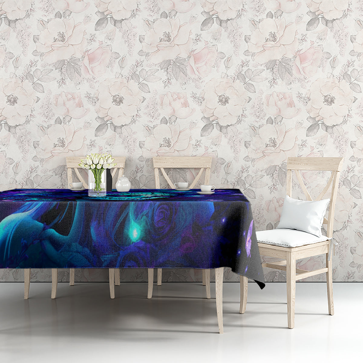 Skull Girl Tablecloth Yes I'm A Bitch But Not Yours