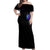 Flame Girl Skull Off Shoulder Maxi Dress The Good Girl In Me Got Tired Of The Bullshit