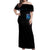 Flame Girl Skull Off Shoulder Maxi Dress The Good Girl In Me Got Tired Of The Bullshit