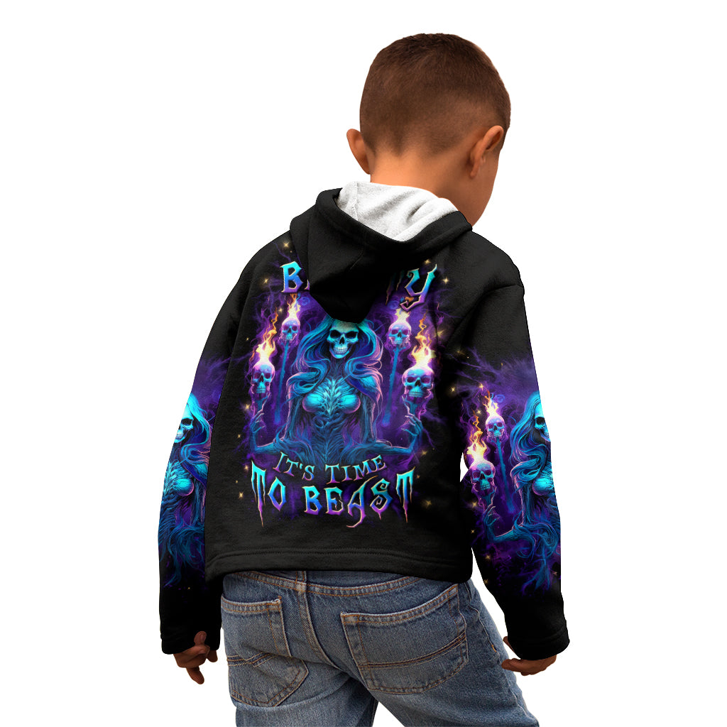 Witch Skull Kid Hoodie Wake Up Beasuty I't Time To Beast