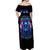 Witch Skull Off Shoulder Maxi Dress Wake Up Beasuty I't Time To Beast