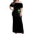 Flame Reaper Skull Off Shoulder Maxi Dress I'm Not Anti Social I'm Just Not User Friendly