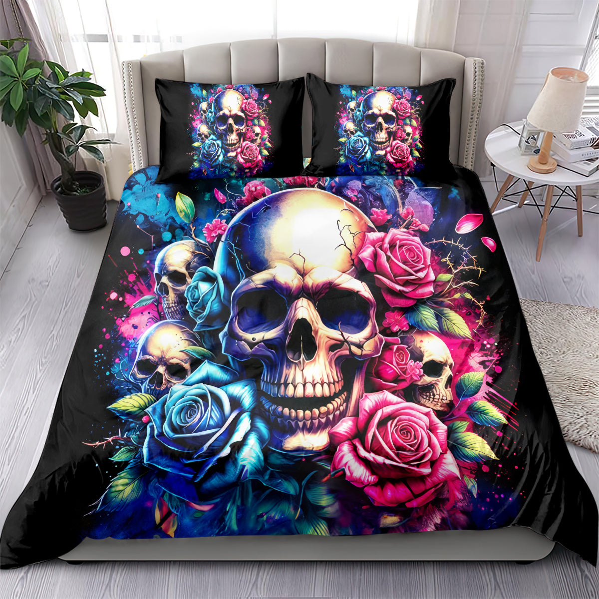 Rose Skull Bedding Set Assuming I Was Like Most Girls Was Your First Mistake