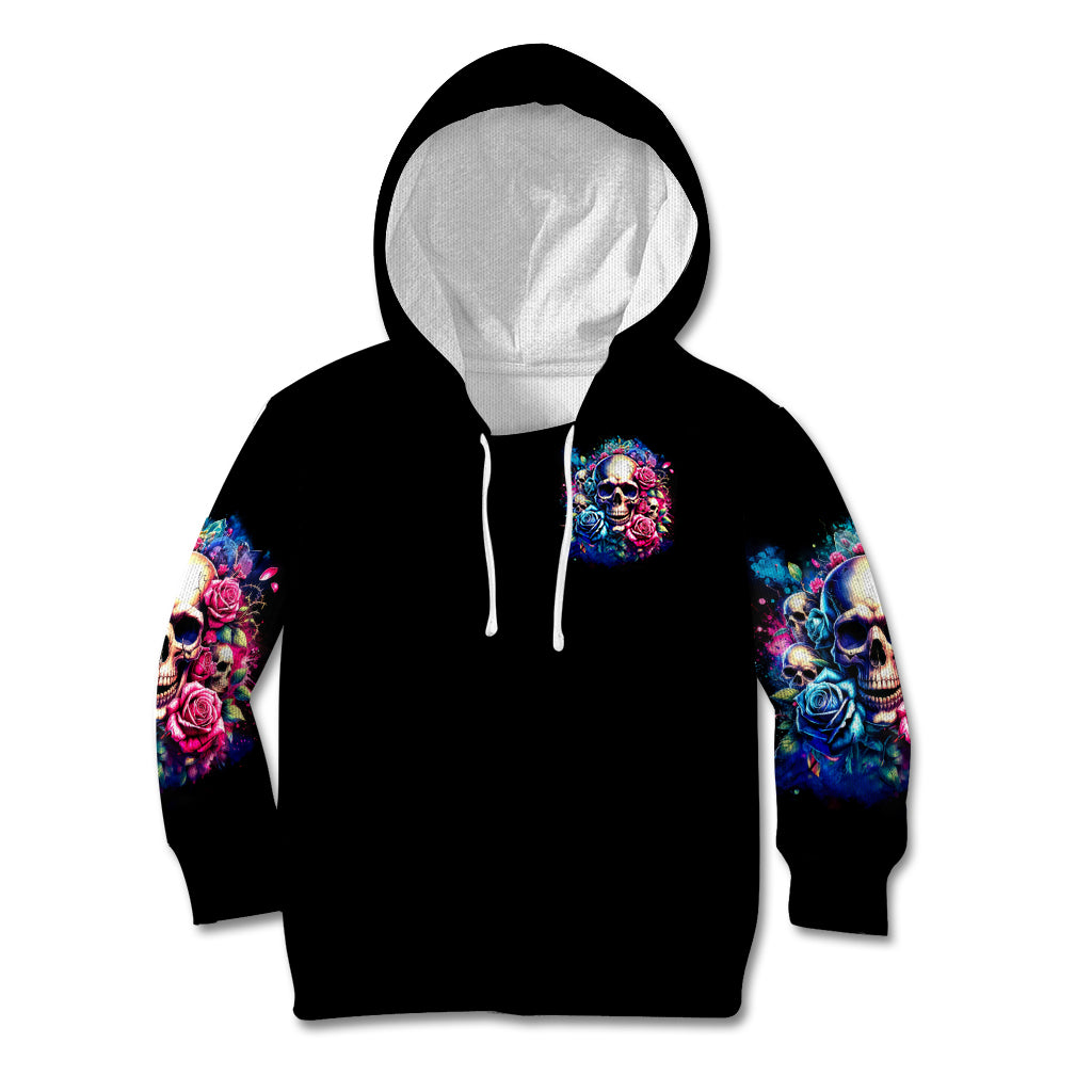 Rose Skull Kid Hoodie Assuming I Was Like Most Girls Was Your First Mistake
