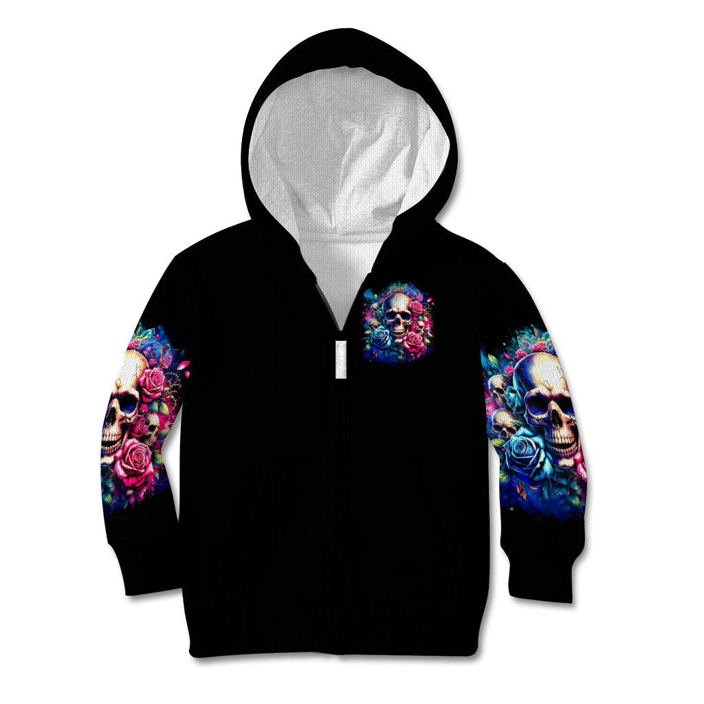 Rose Skull Kid Hoodie Assuming I Was Like Most Girls Was Your First Mistake