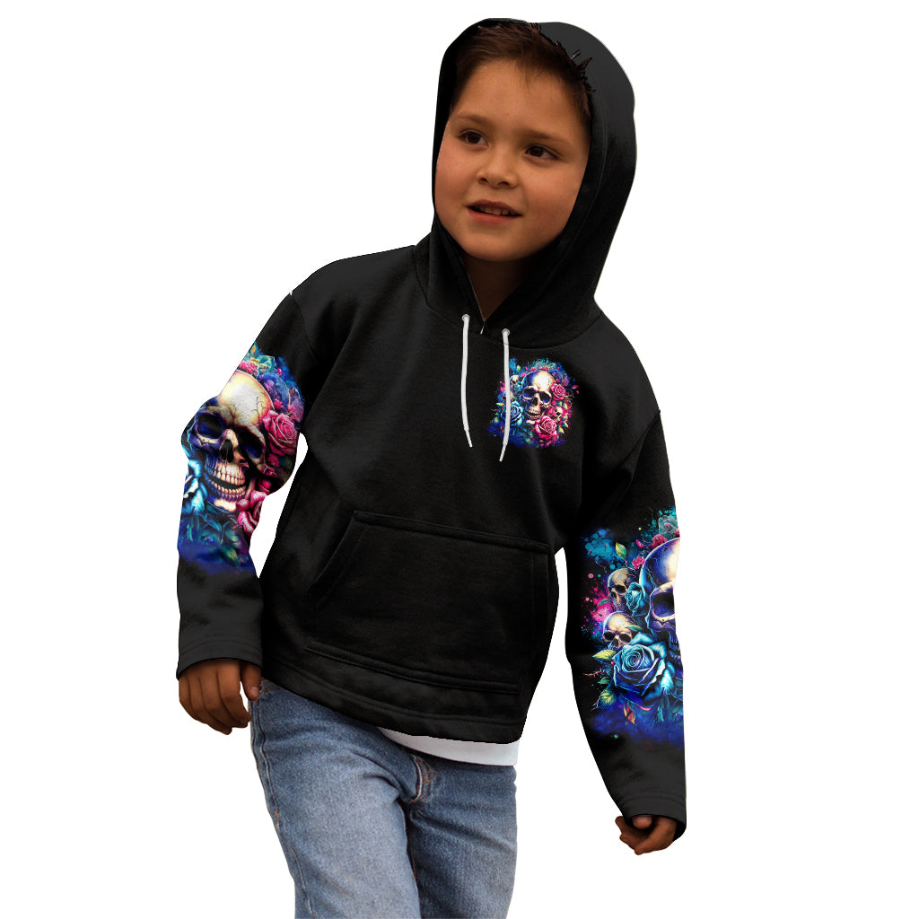 Rose Skull Kid Hoodie Assuming I Was Like Most Girls Was Your First Mistake
