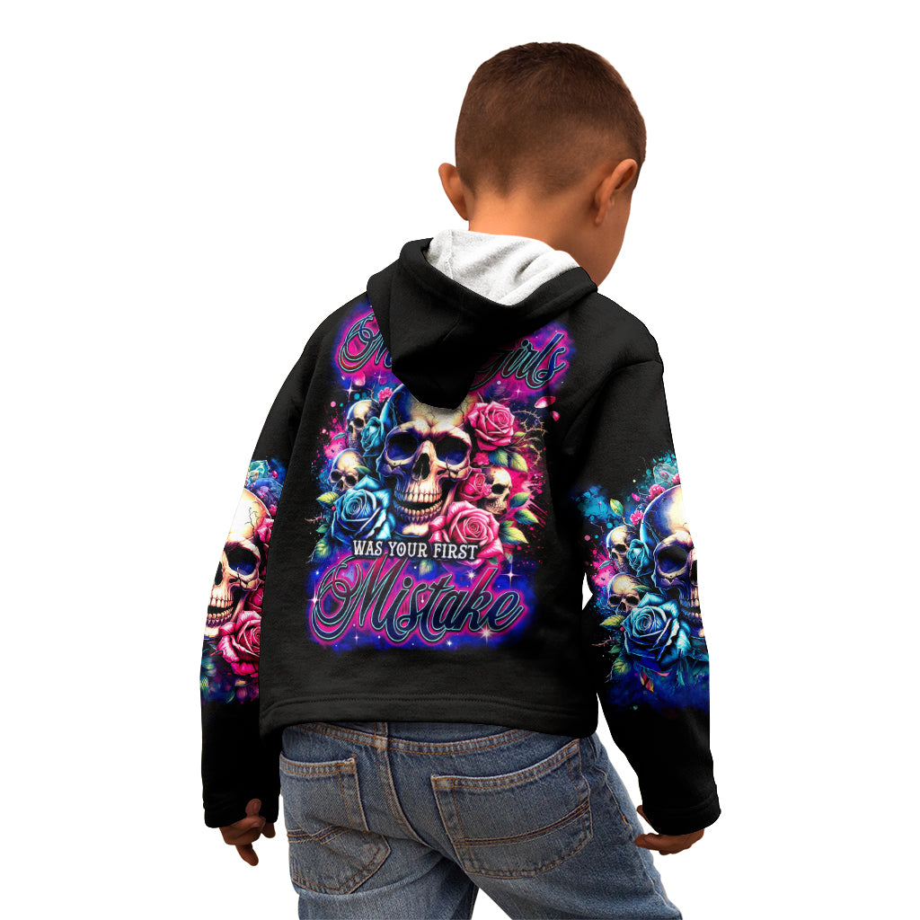 Rose Skull Kid Hoodie Assuming I Was Like Most Girls Was Your First Mistake
