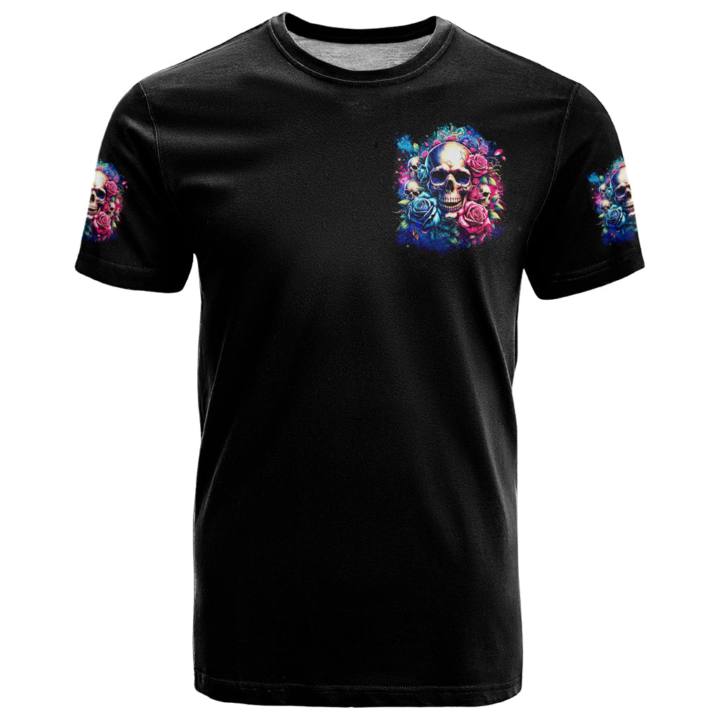 Rose Skull T Shirt Assuming I Was Like Most Girls Was Your First Mistake