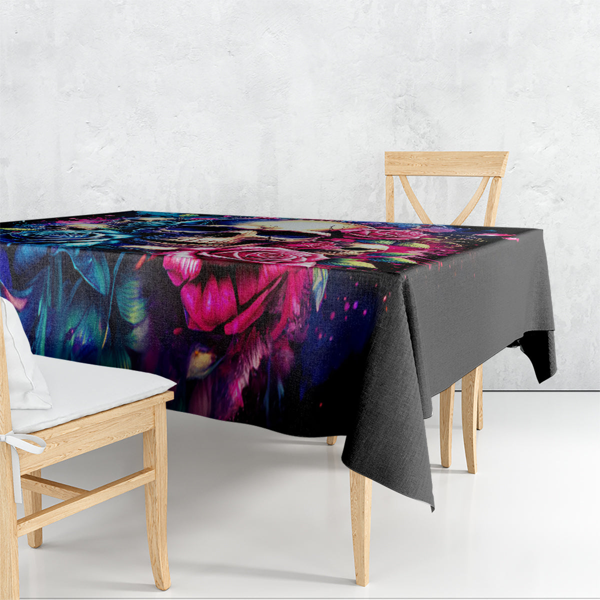 Rose Skull Tablecloth Assuming I Was Like Most Girls Was Your First Mistake