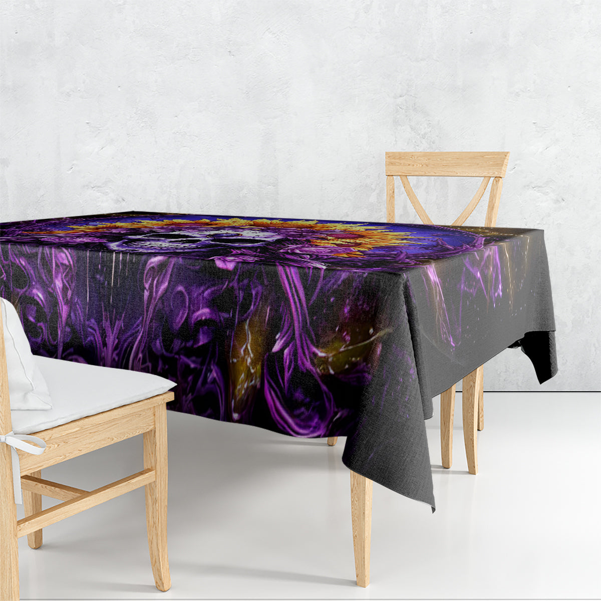 Sunflower Skull Tablecloth She Is Sunshine Mixed With A Little Hurricane