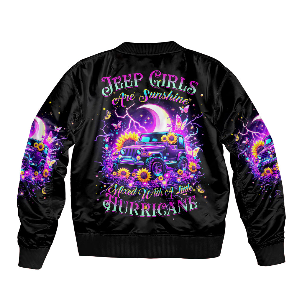 Nigh Jeep Bomber Jacket Jeep Girls Are Sunshine Mixed With A Little Hurricane