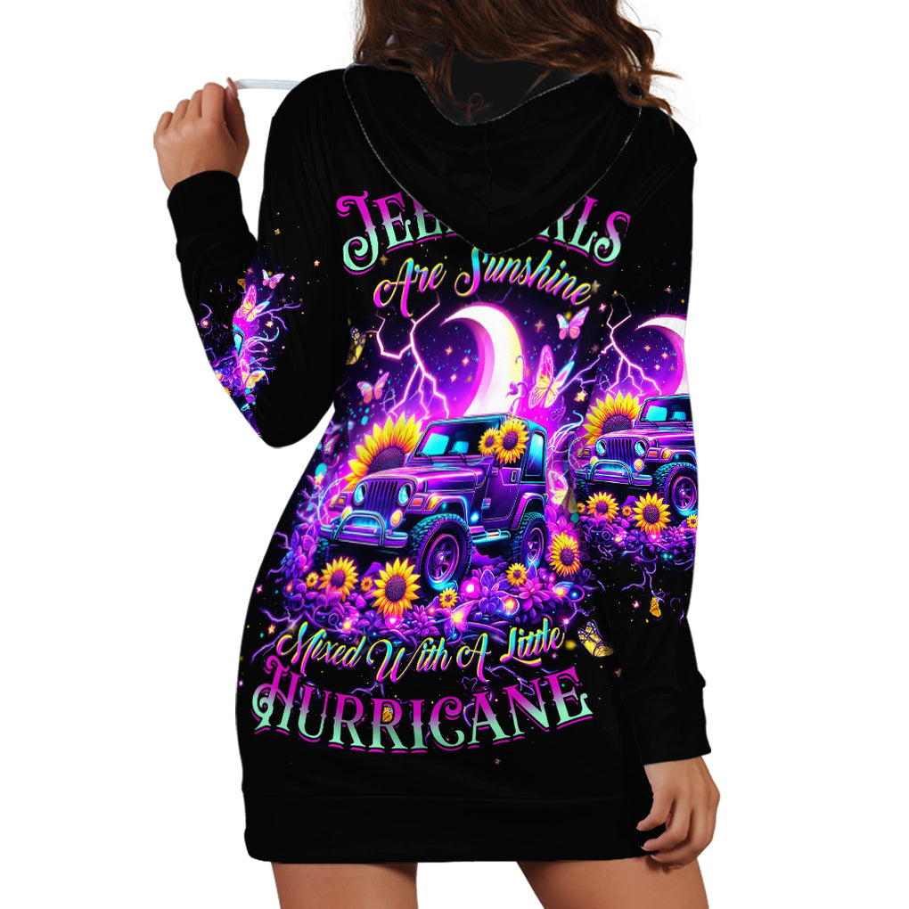 Nigh Jeep Hoodie Dress Jeep Girls Are Sunshine Mixed With A Little Hurricane
