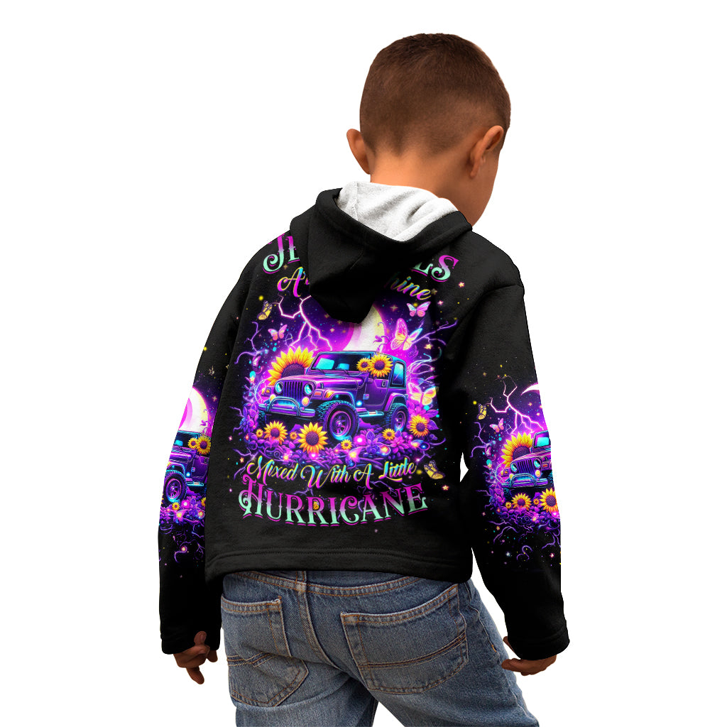 Nigh Jeep Kid Hoodie Jeep Girls Are Sunshine Mixed With A Little Hurricane