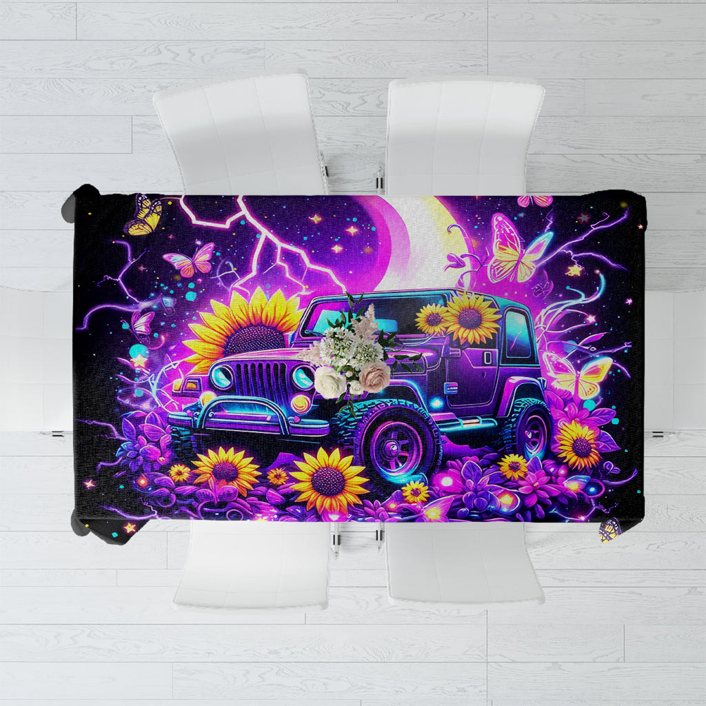 Nigh Jeep Tablecloth Jeep Girls Are Sunshine Mixed With A Little Hurricane