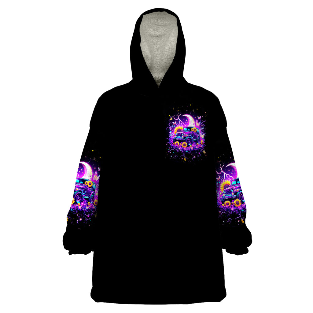 Nigh Jeep Wearable Blanket Hoodie Jeep Girls Are Sunshine Mixed With A Little Hurricane