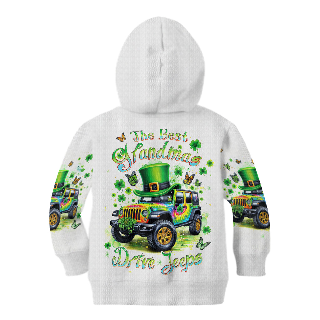 Irish Jeep Kid Hoodie The Best Grandmas Drive Jeeps