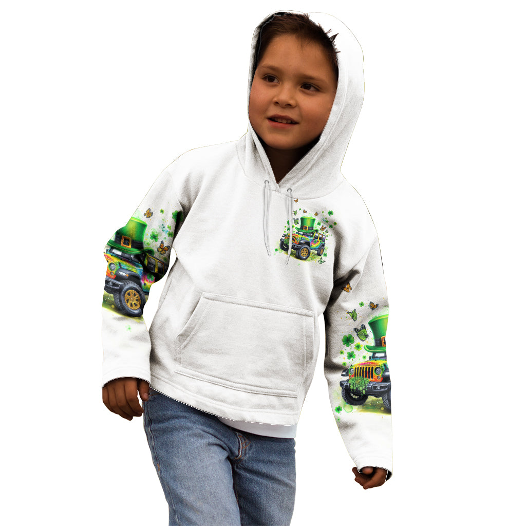 Irish Jeep Kid Hoodie The Best Grandmas Drive Jeeps