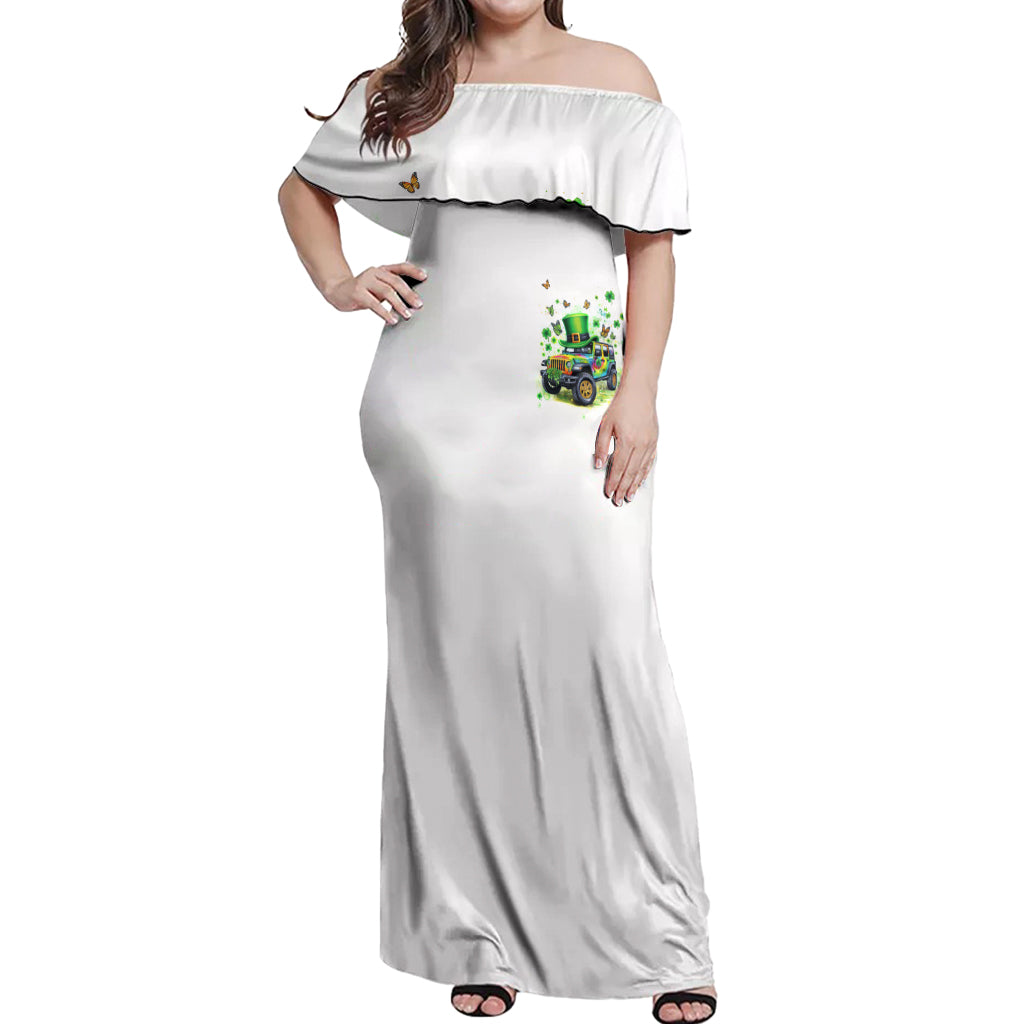 Irish Jeep Off Shoulder Maxi Dress The Best Grandmas Drive Jeeps