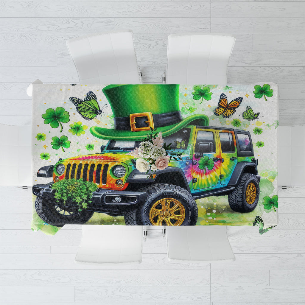 Irish Jeep Tablecloth The Best Grandmas Drive Jeeps