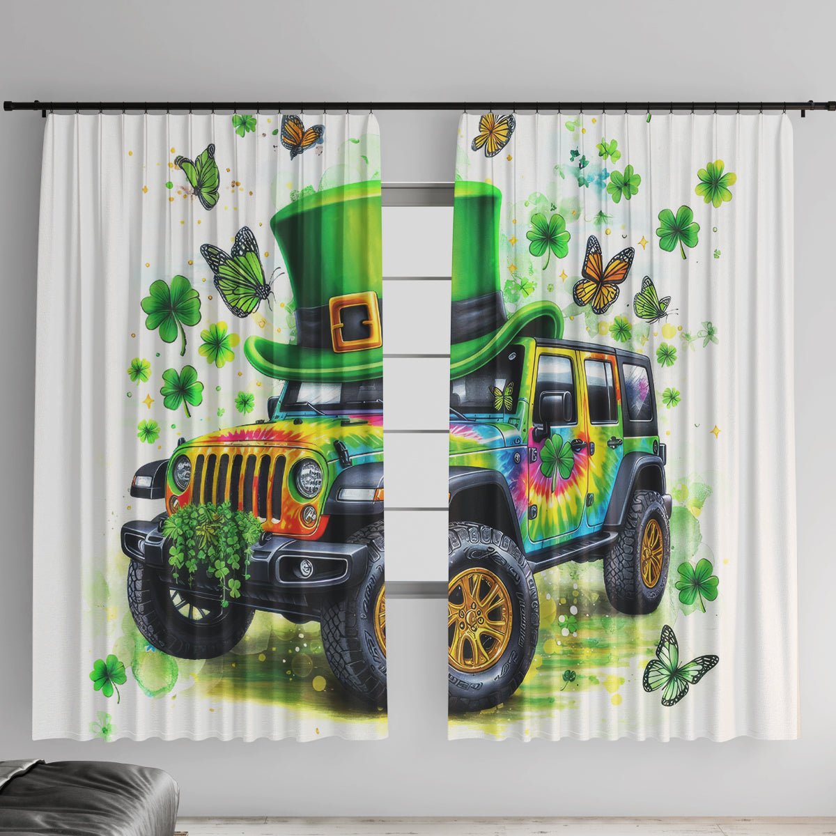 Irish Jeep Window Curtain The Best Grandmas Drive Jeeps
