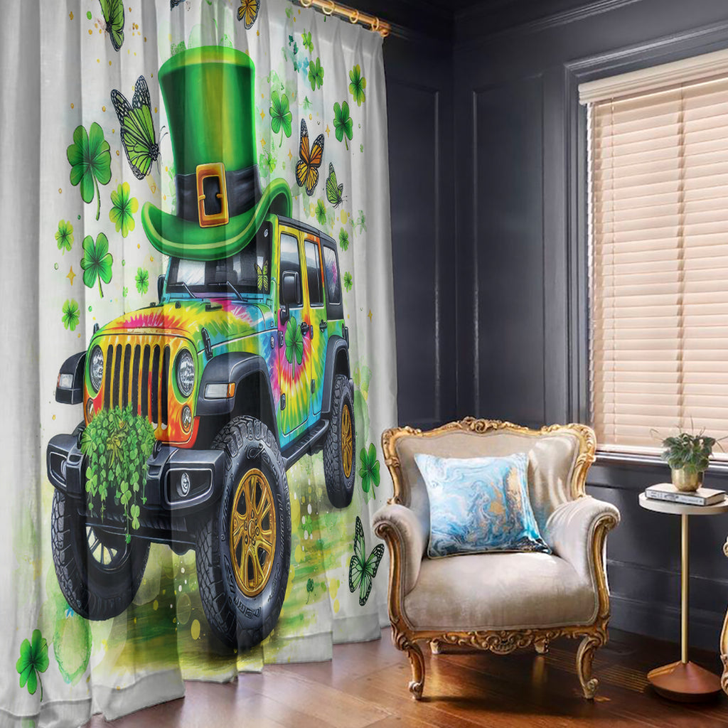 Irish Jeep Window Curtain The Best Grandmas Drive Jeeps
