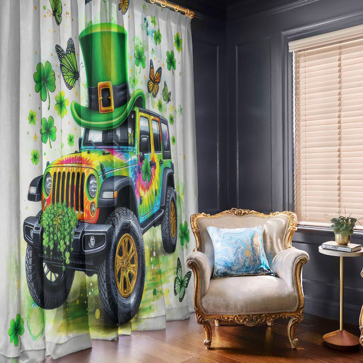 Irish Jeep Window Curtain The Best Grandmas Drive Jeeps