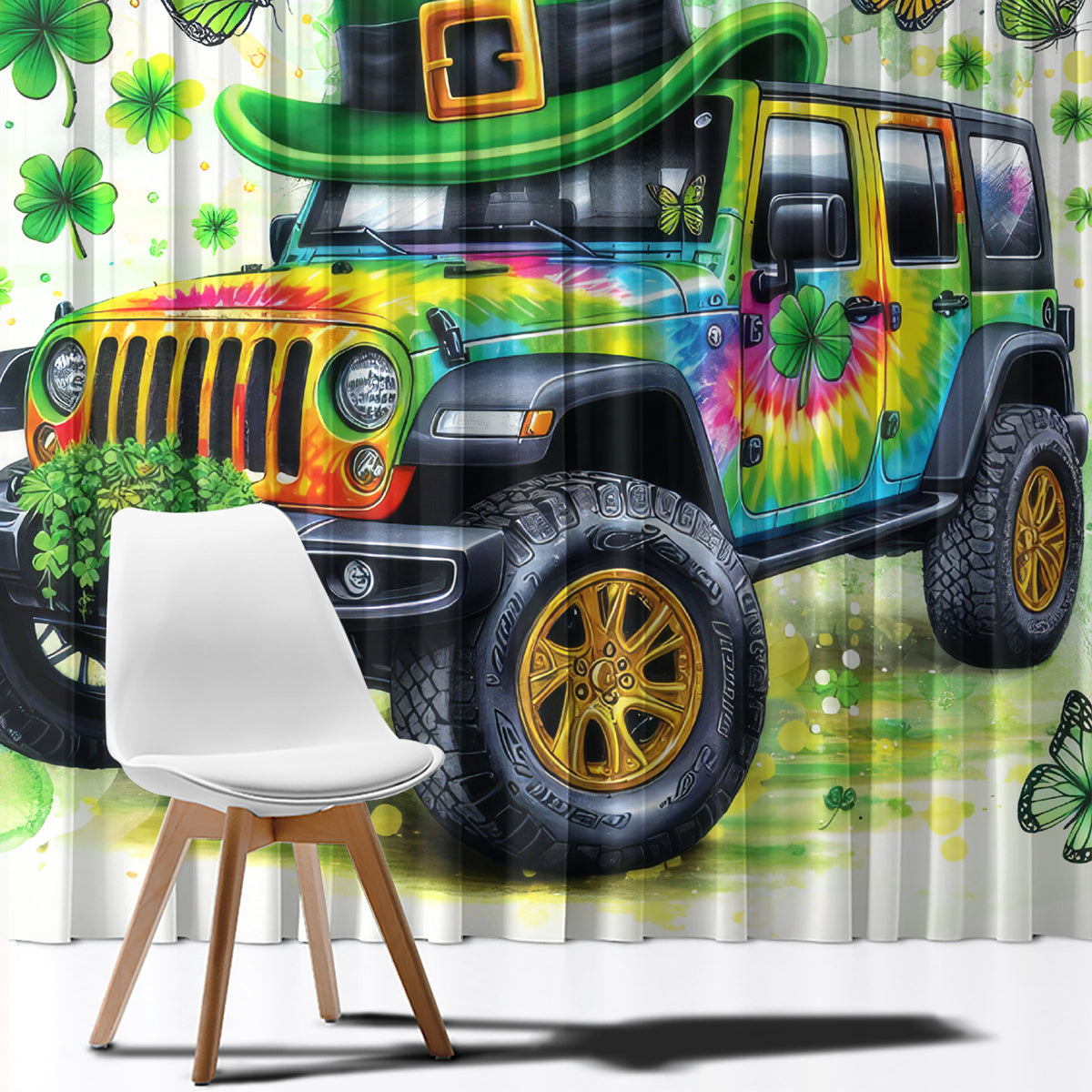 Irish Jeep Window Curtain The Best Grandmas Drive Jeeps