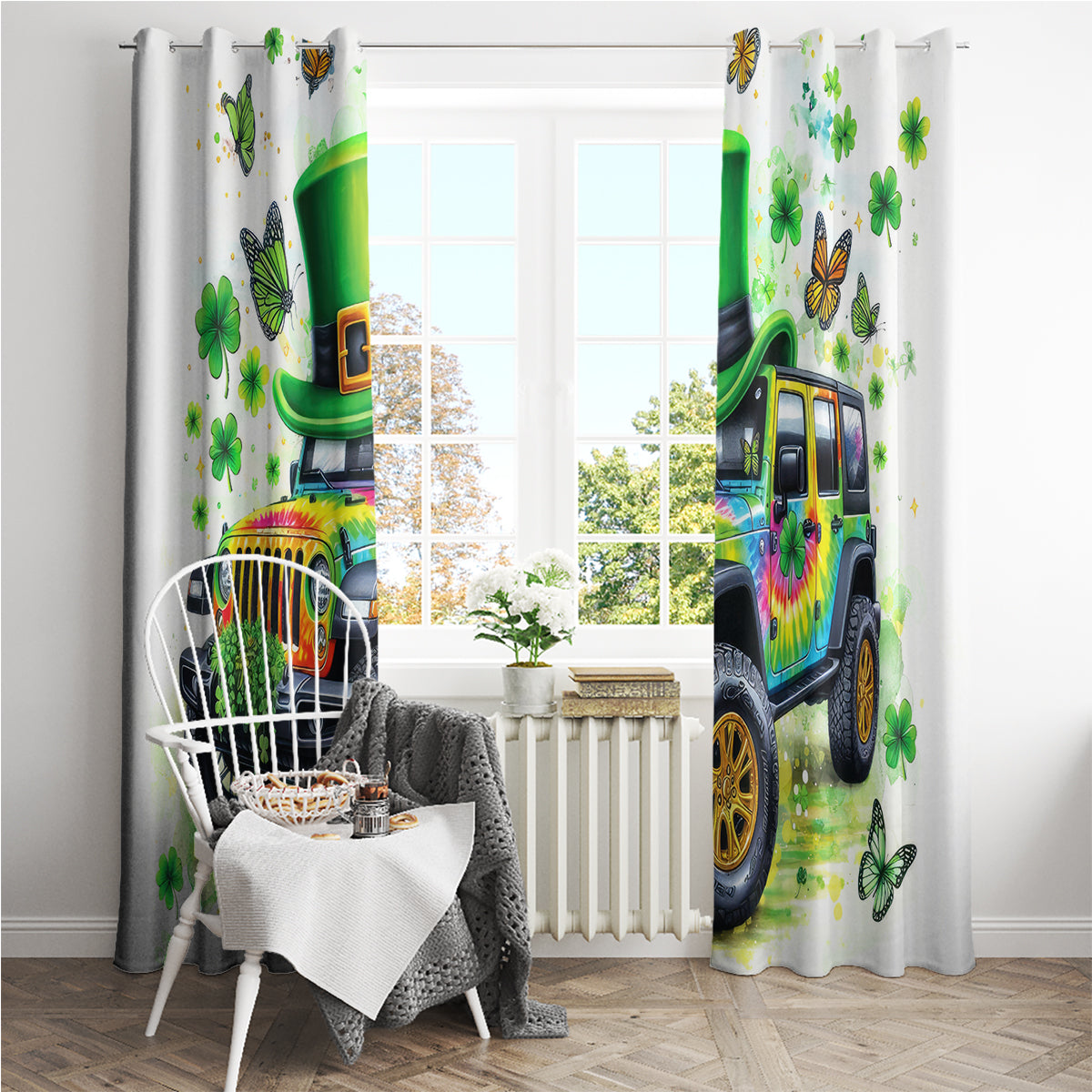 Irish Jeep Window Curtain The Best Grandmas Drive Jeeps