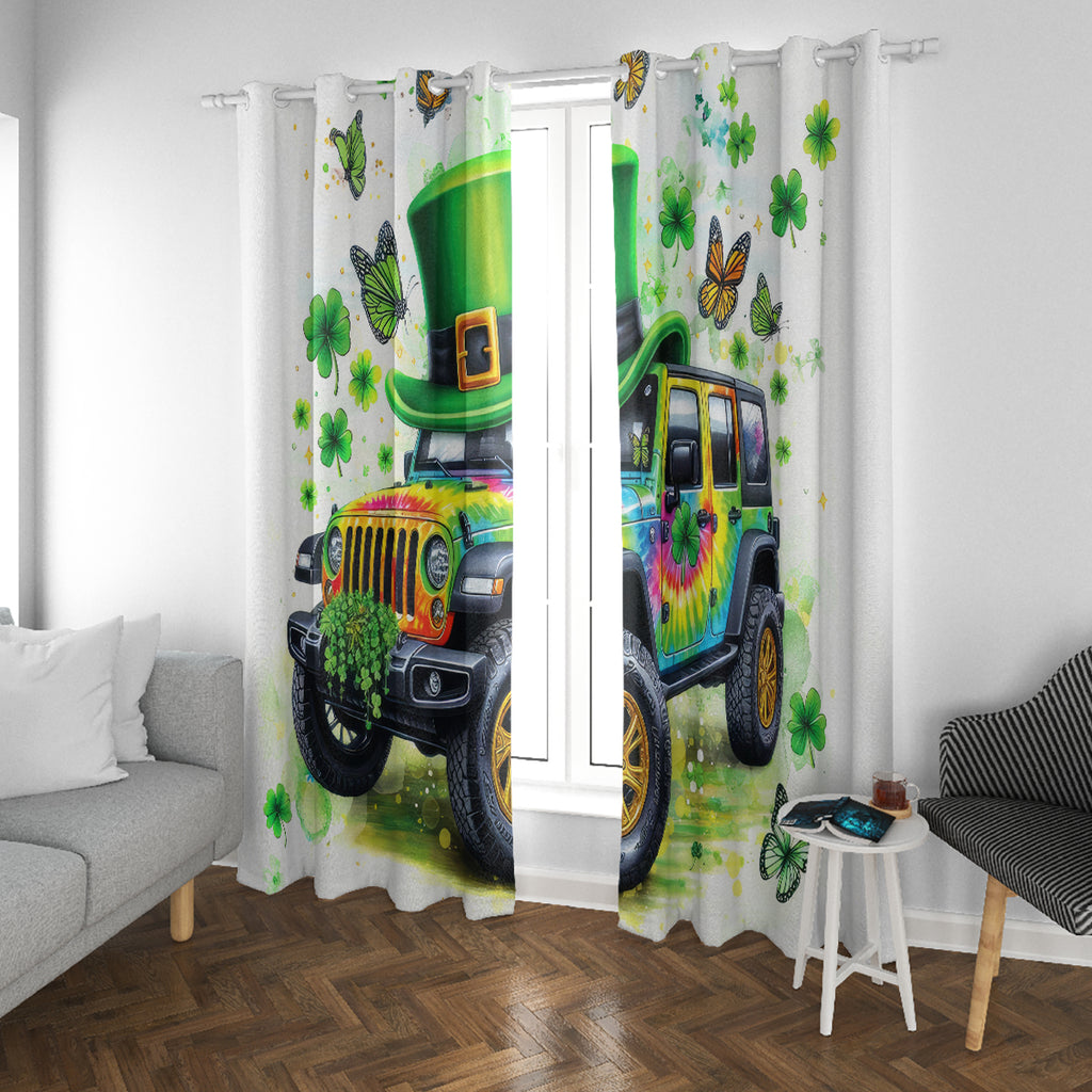 Irish Jeep Window Curtain The Best Grandmas Drive Jeeps