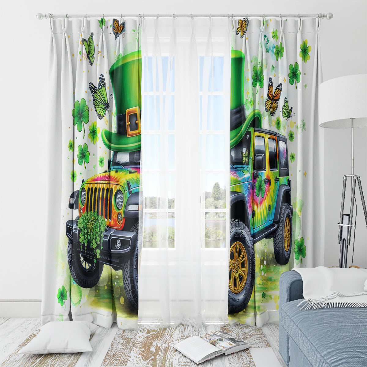 Irish Jeep Window Curtain The Best Grandmas Drive Jeeps