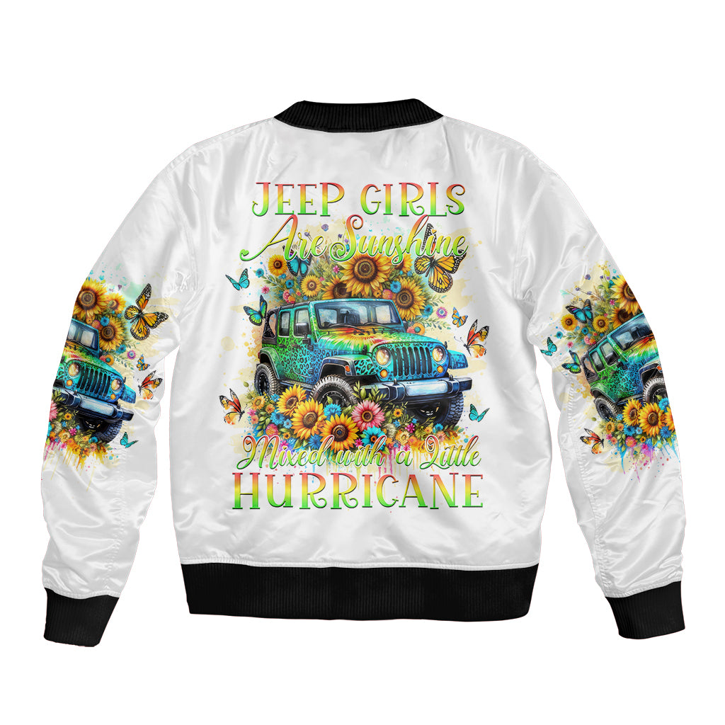 Hippie Jeep Bomber Jacket Jeep Girls Are Sunshine Mixed With A Little Hurricane