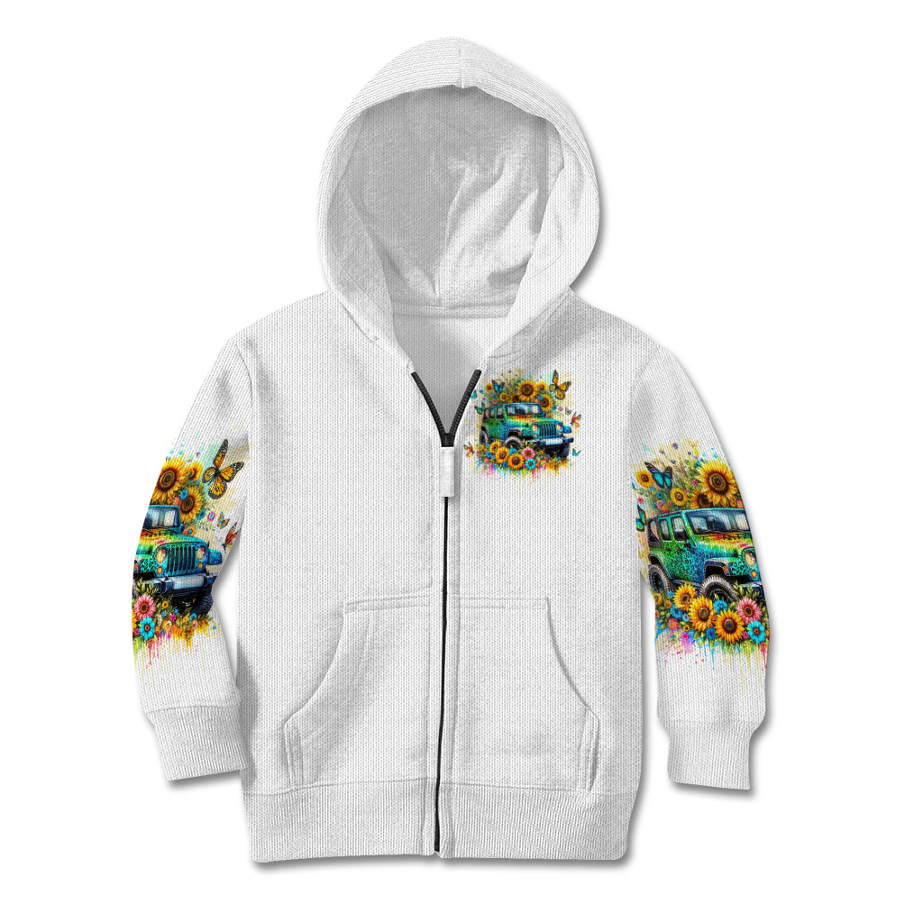 Hippie Jeep Kid Hoodie Jeep Girls Are Sunshine Mixed With A Little Hurricane