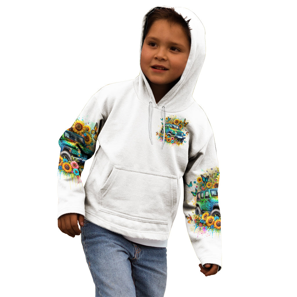 Hippie Jeep Kid Hoodie Jeep Girls Are Sunshine Mixed With A Little Hurricane
