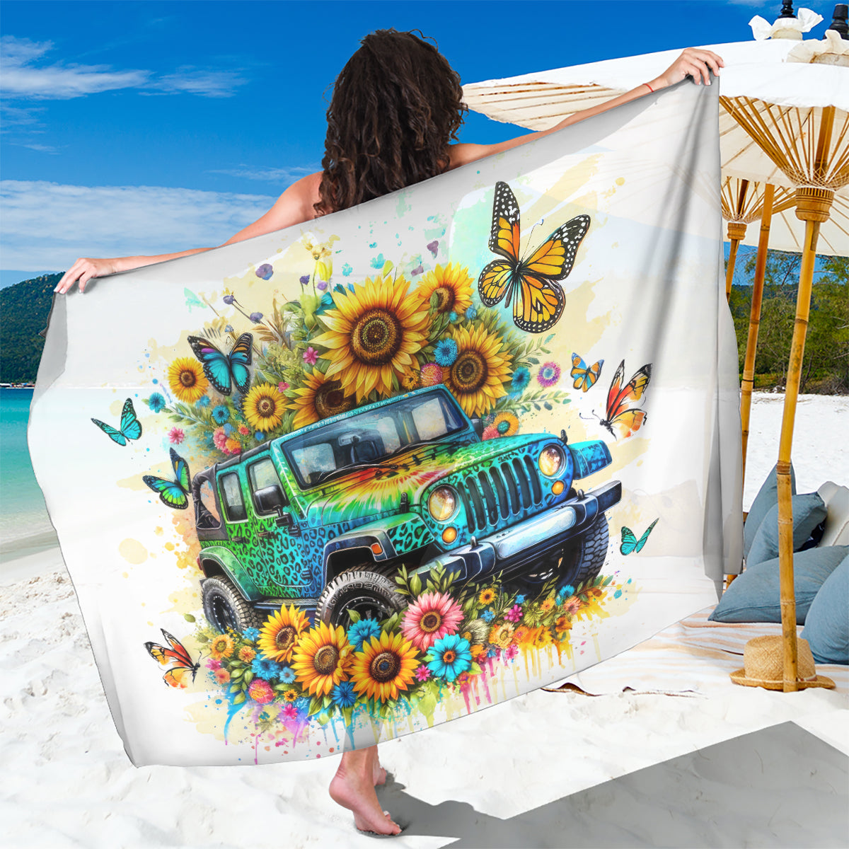 Hippie Jeep Sarong Jeep Girls Are Sunshine Mixed With A Little Hurricane
