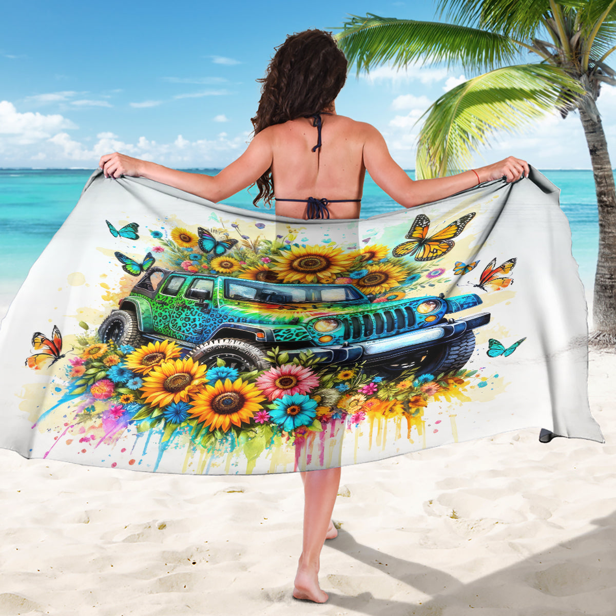 Hippie Jeep Sarong Jeep Girls Are Sunshine Mixed With A Little Hurricane