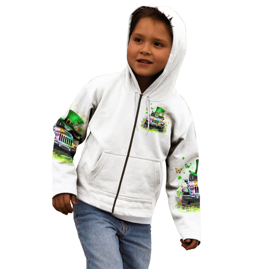 Irish Jeep Kid Hoodie Jeep Girl Iam Who Iam Your Approval Isn't Needed