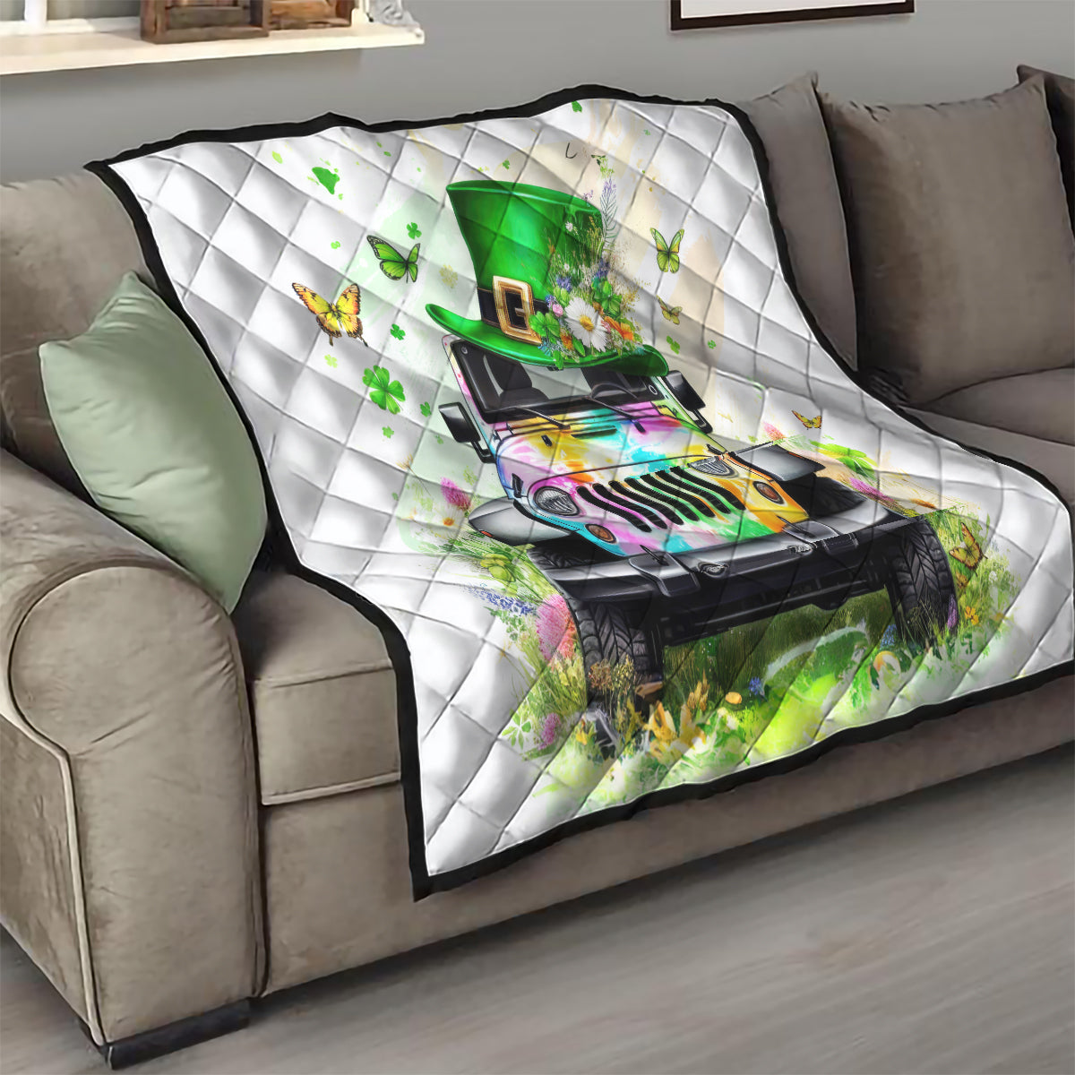 Irish Jeep Quilt Jeep Girl Iam Who Iam Your Approval Isn't Needed