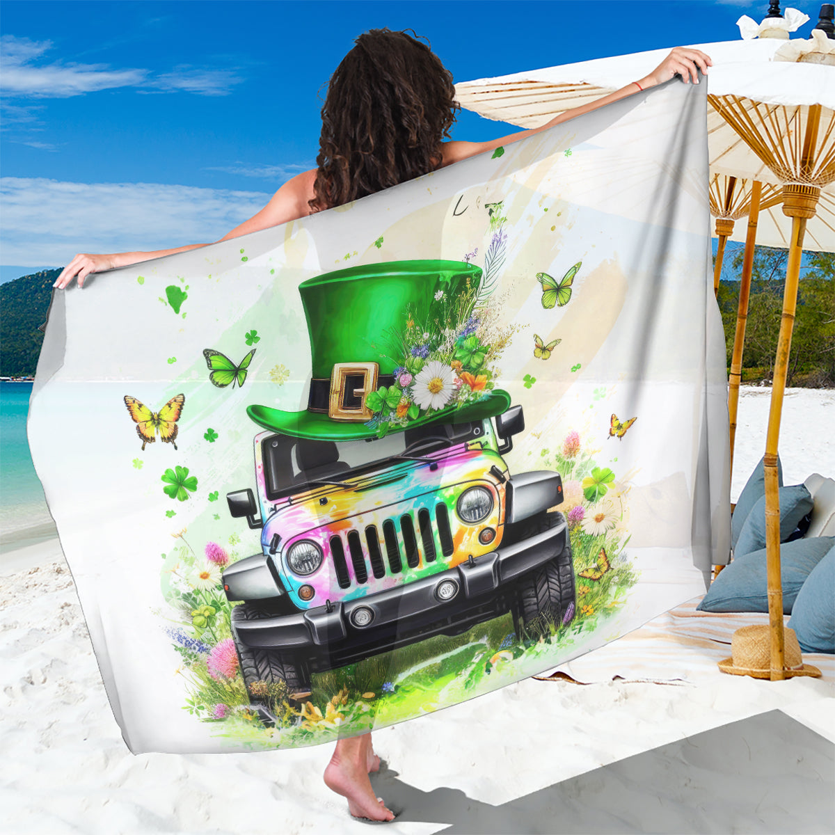 Irish Jeep Sarong Jeep Girl Iam Who Iam Your Approval Isn't Needed