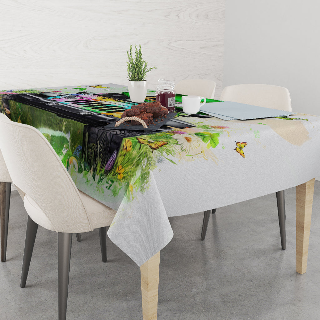 Irish Jeep Tablecloth Jeep Girl Iam Who Iam Your Approval Isn't Needed