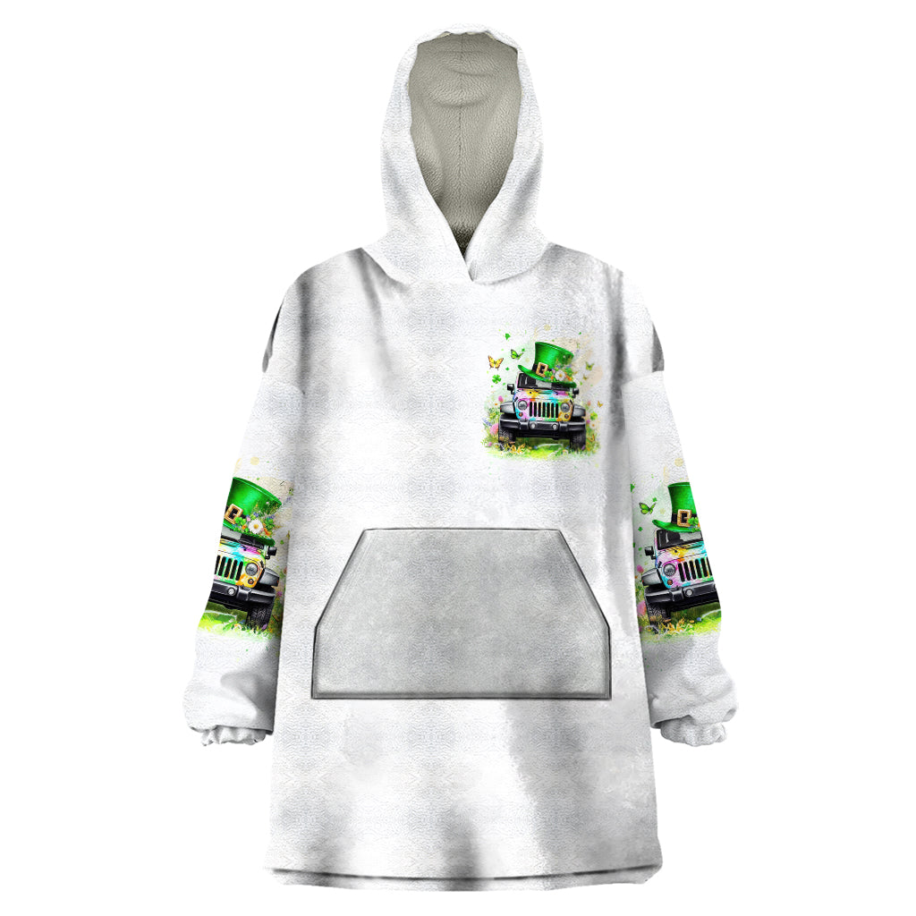 Irish Jeep Wearable Blanket Hoodie Jeep Girl Iam Who Iam Your Approval Isn't Needed