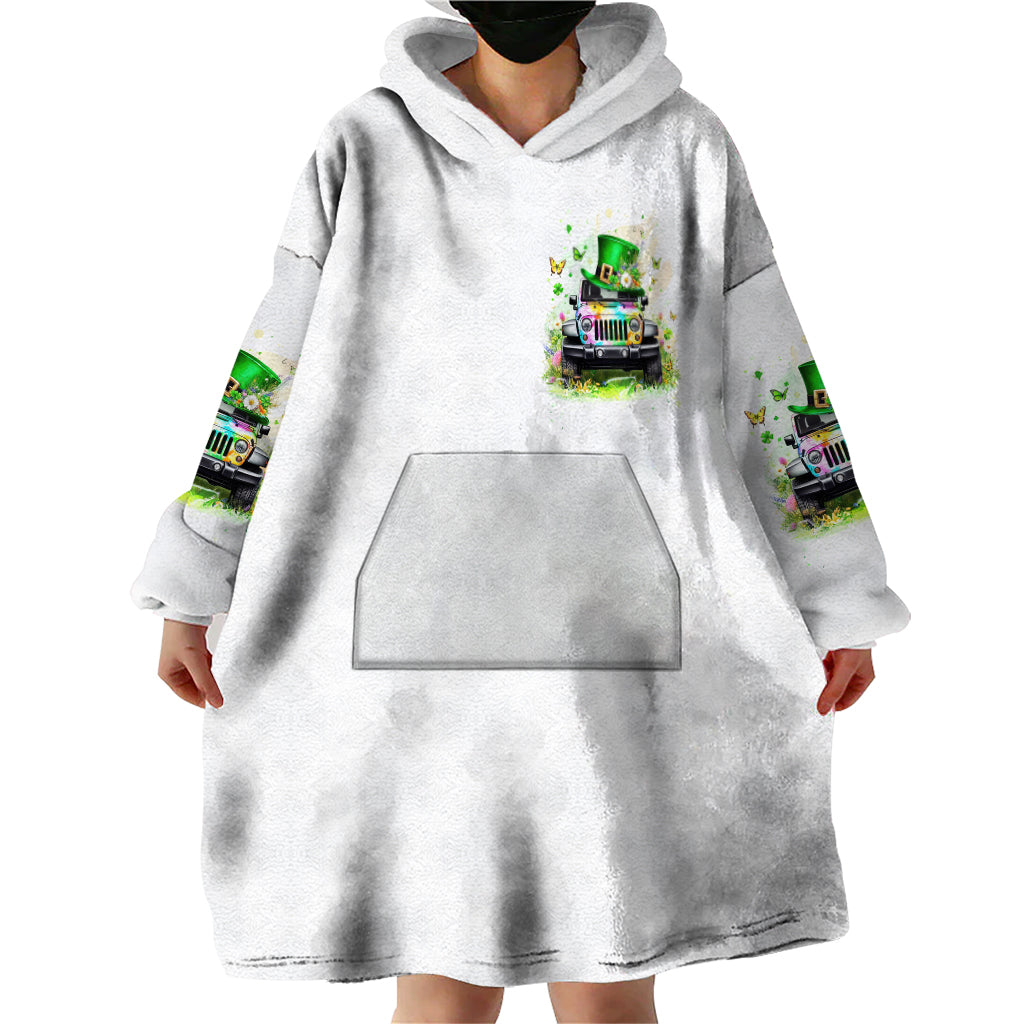 Irish Jeep Wearable Blanket Hoodie Jeep Girl Iam Who Iam Your Approval Isn't Needed