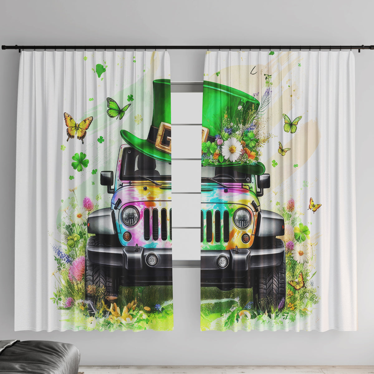 Irish Jeep Window Curtain Jeep Girl Iam Who Iam Your Approval Isn't Needed