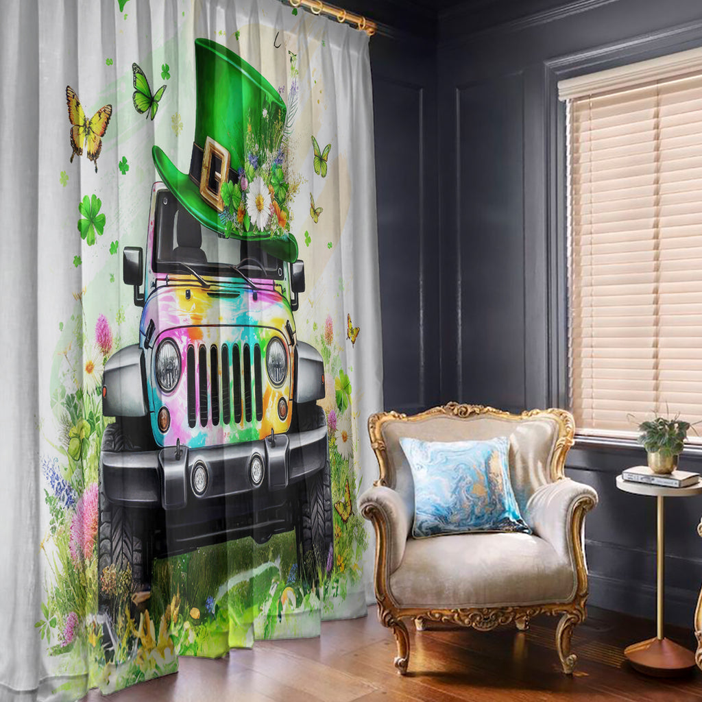 Irish Jeep Window Curtain Jeep Girl Iam Who Iam Your Approval Isn't Needed