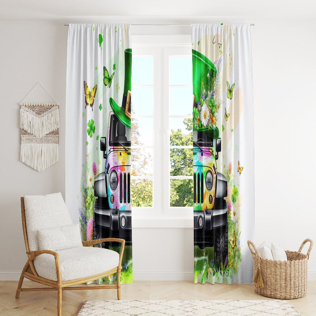 Irish Jeep Window Curtain Jeep Girl Iam Who Iam Your Approval Isn't Needed