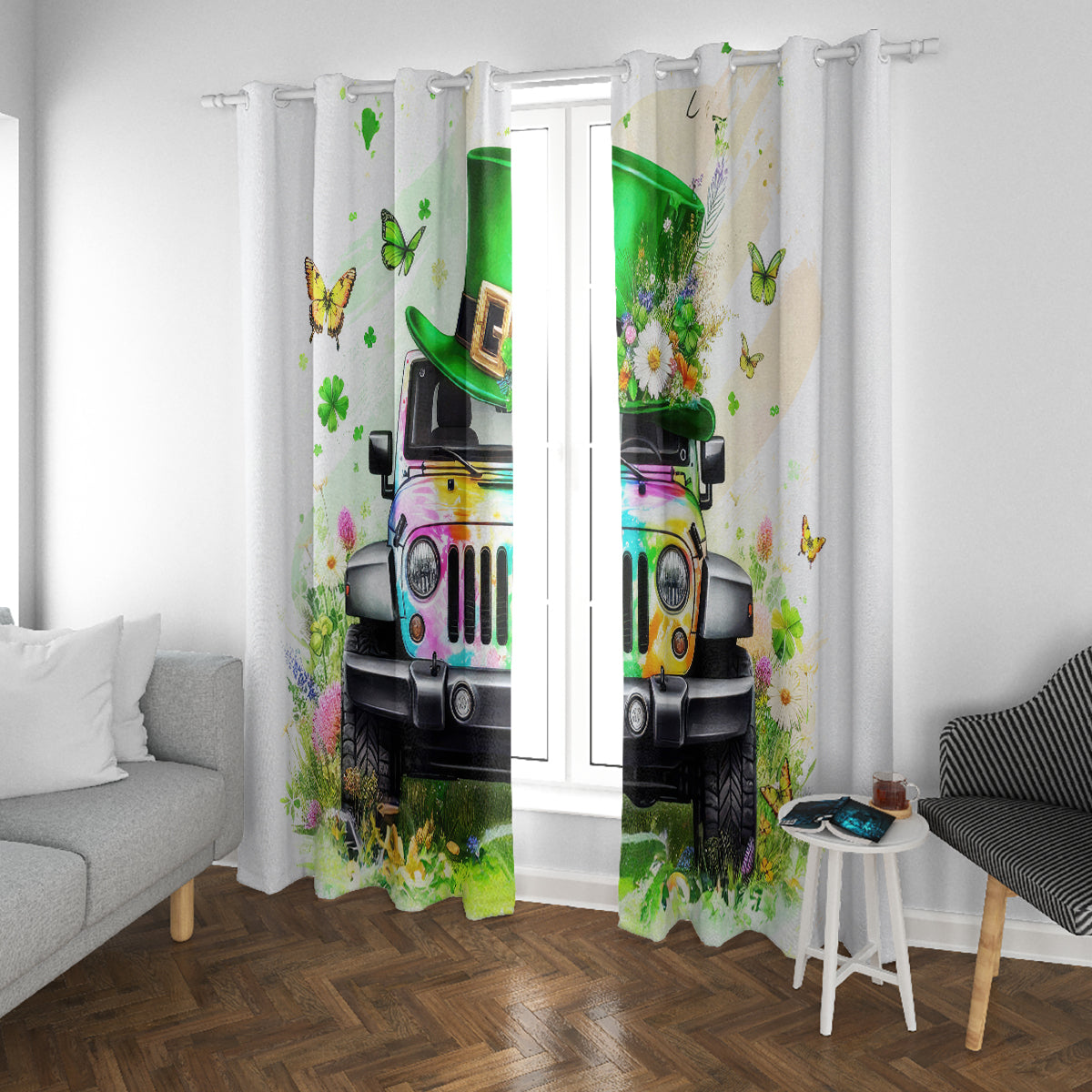 Irish Jeep Window Curtain Jeep Girl Iam Who Iam Your Approval Isn't Needed
