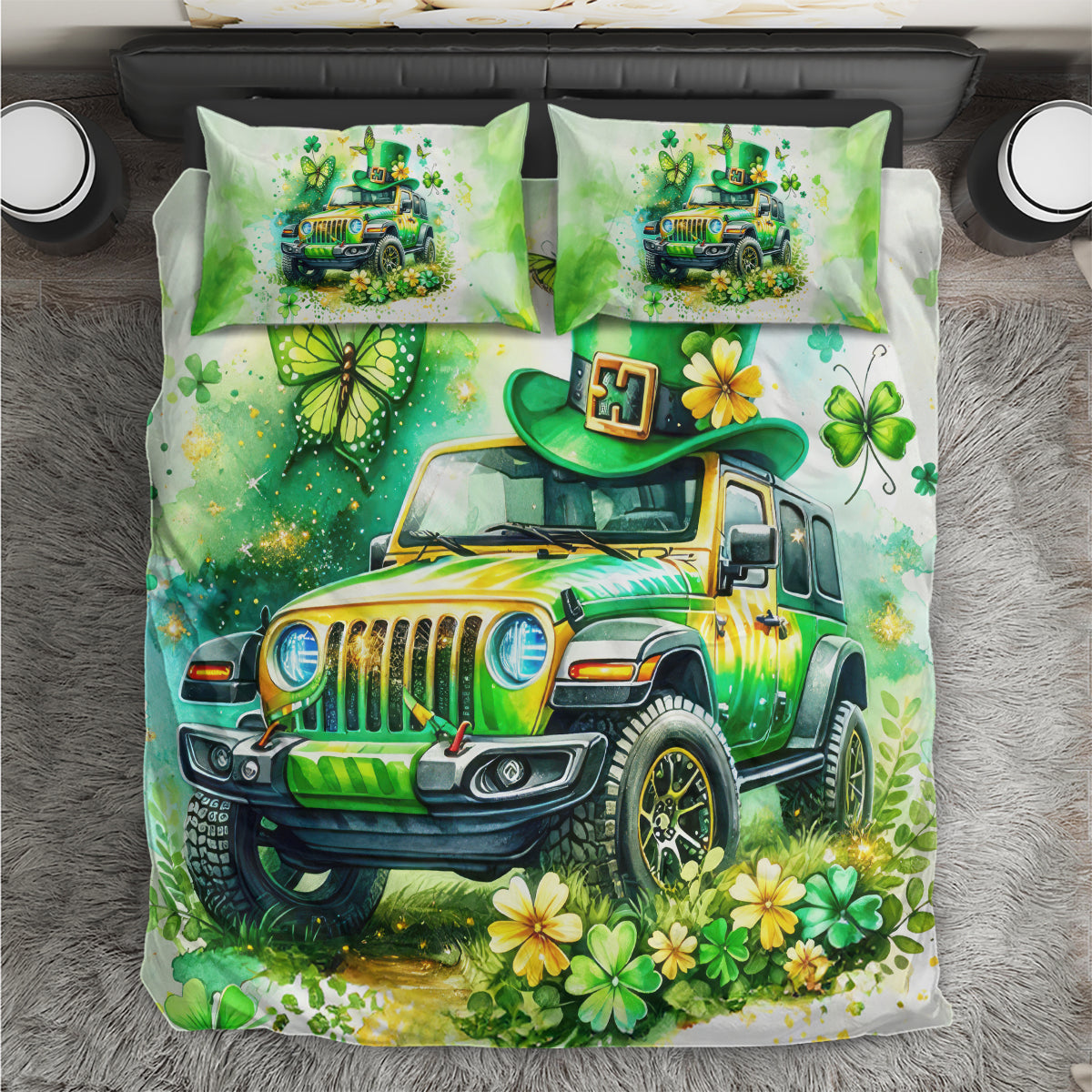 Irish Jeep Bedding Set Jeep Girl