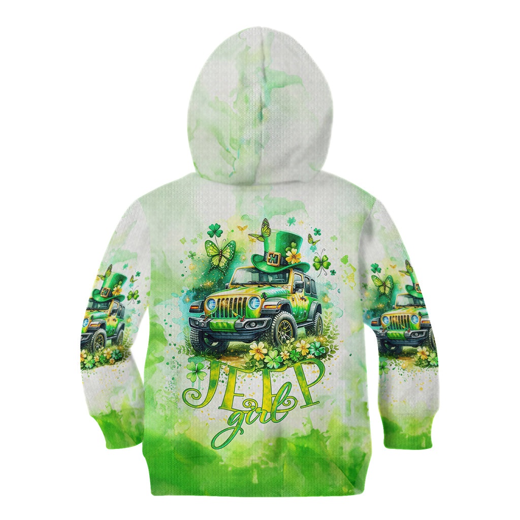 Irish Jeep Kid Hoodie Jeep Girl